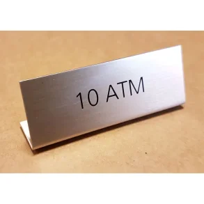 HBB DESCRIPTION PLATE 10 ATM L60XI15XH20MM 1PCS