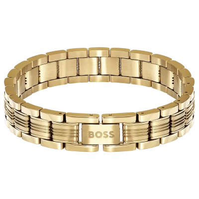 BOSS LYG PVD ADJUSTABLE CHAIN BRACELET 1580887