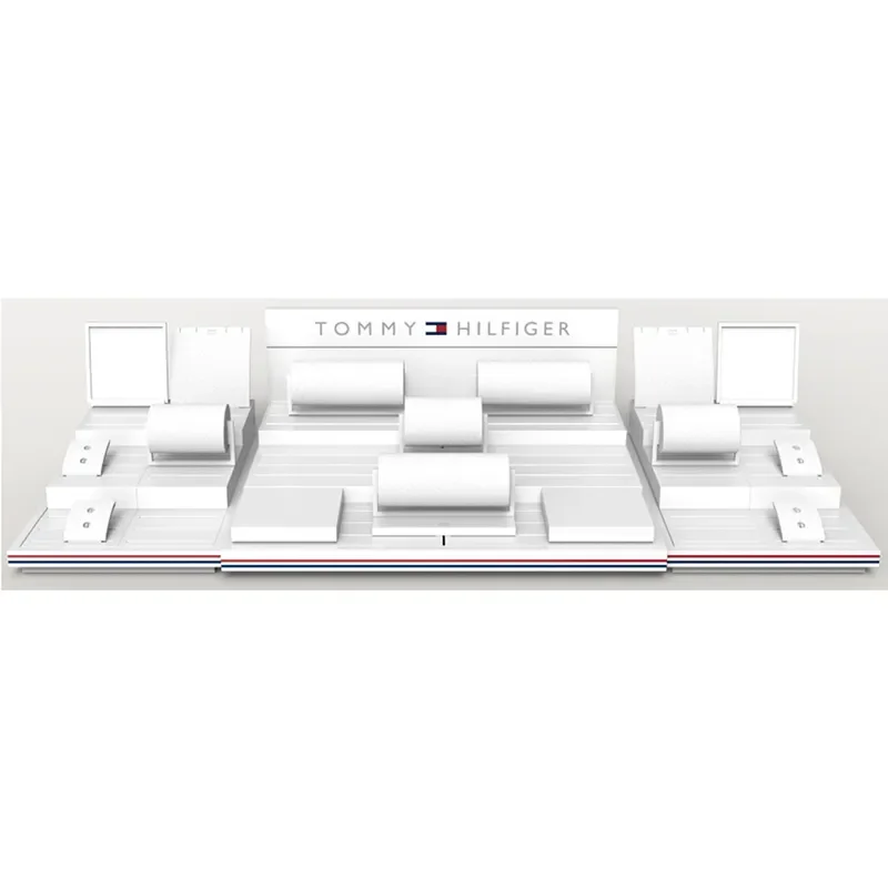 THJ WHITE MEN'S IN-COUNTER DISPLAY W900X400X180MM