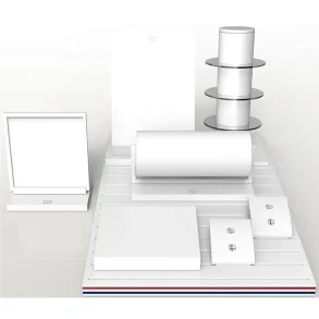 THJ WHITE MEN'S JEWELRY DISPLAY W232XD330XH190MM