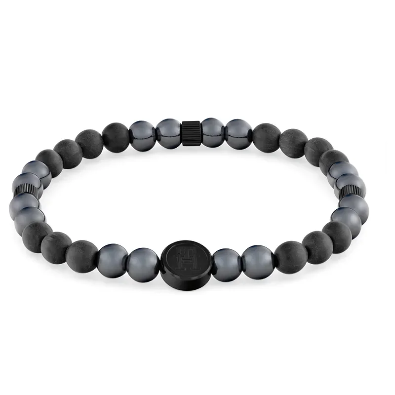 TOMMY HILFIGER BLACK BEAD BRACELET  2790625
