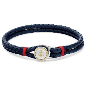 TOMMY HILFIGER BLUE LEATHER BRACELET 2790691
