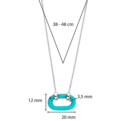 TI SENTO - MILANO NECKLACE 34012TQ