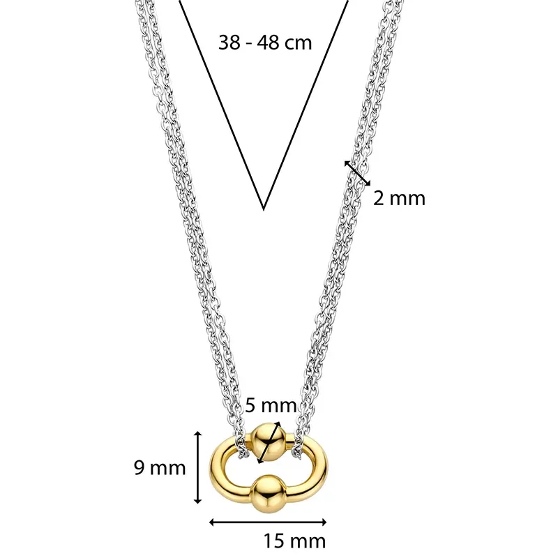 TI SENTO - MILANO NECKLACE 34019SY