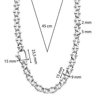 TI SENTO - MILANO NECKLACE 34020SI