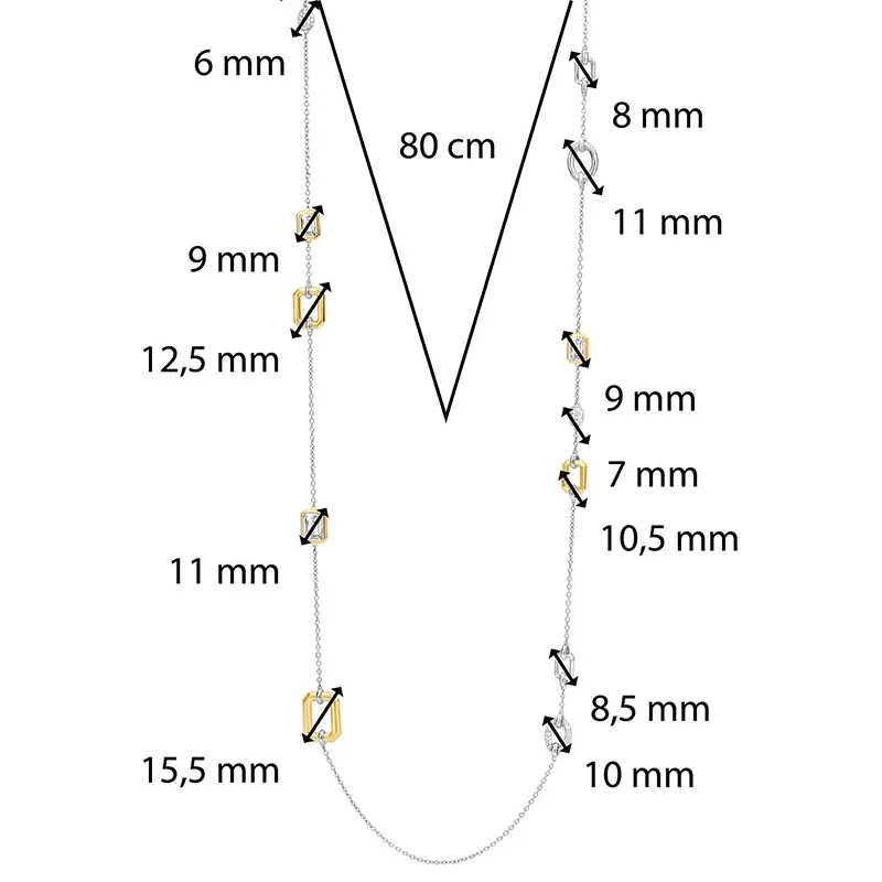 TI SENTO - MILANO NECKLACE 34028ZY