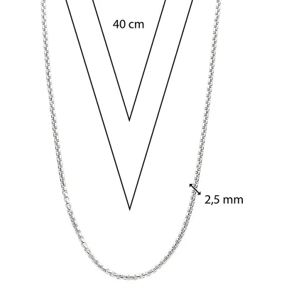 TI SENTO - MILANO NECKLACE 34030SI-40