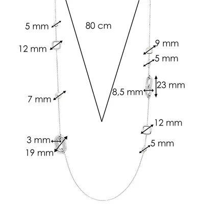 TI SENTO - MILANO NECKLACE 34045ZI