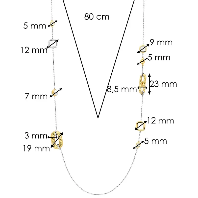 TI SENTO - MILANO NECKLACE 34045ZY