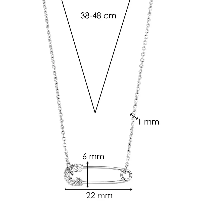TI SENTO - MILANO NECKLACE 34048ZI