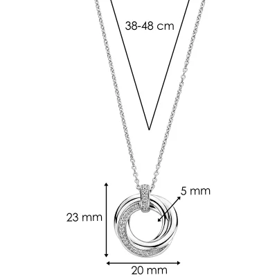 TI SENTO - MILANO NECKLACE 34055ZI