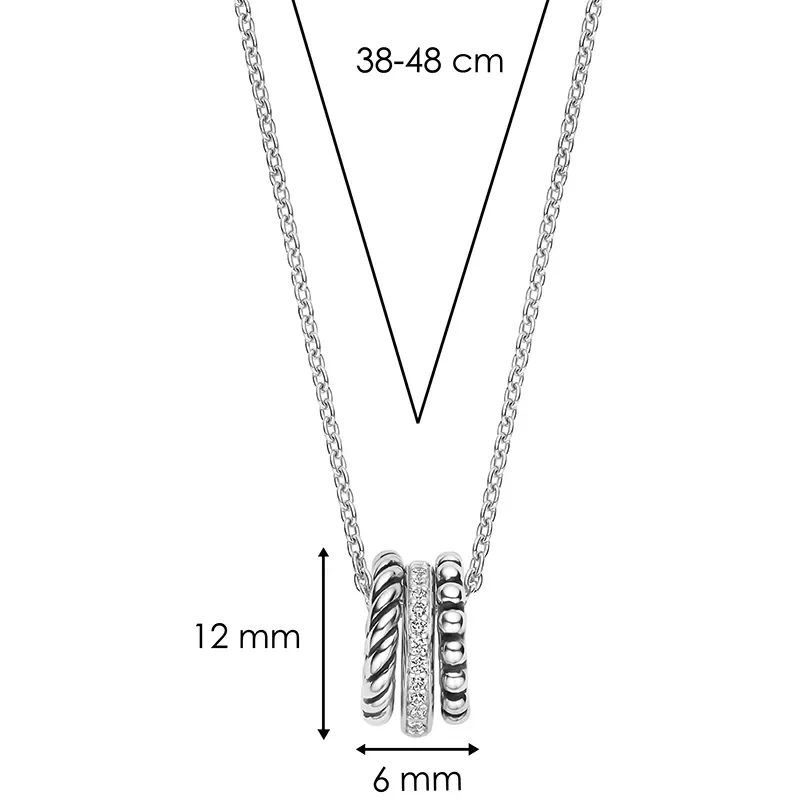 TI SENTO - MILANO NECKLACE 34058ZI