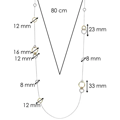 TI SENTO - MILANO NECKLACE 34060ZY