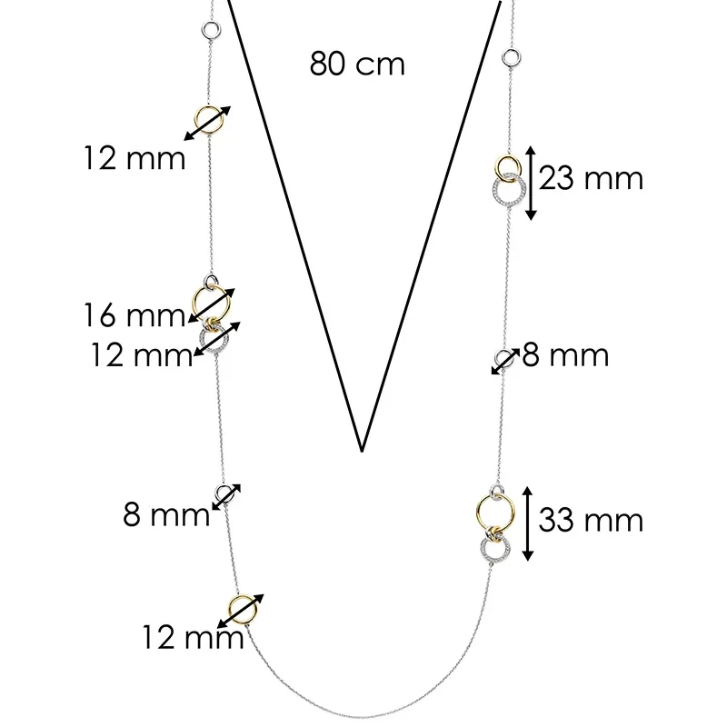 TI SENTO - MILANO NECKLACE 34060ZY