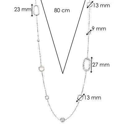 TI SENTO - MILANO NECKLACE 34081ZI