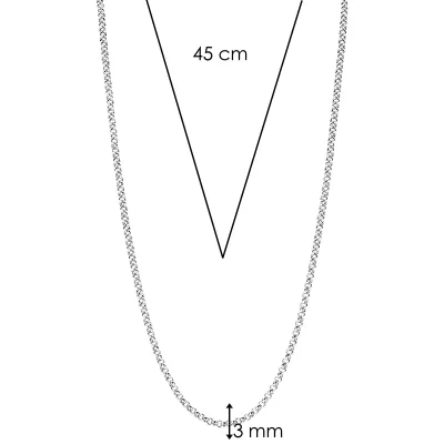 TI SENTO - MILANO NECKLACE 34086SI