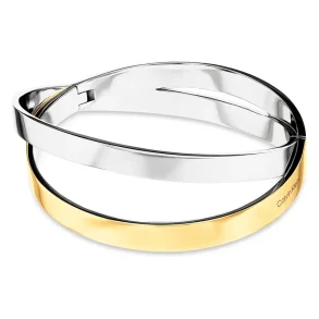 CALVIN KLEIN SS & GP HINGED BANGLE  35000852