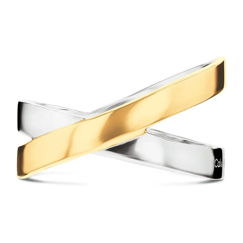 CALVIN KLEIN SS & GP RING 35000854