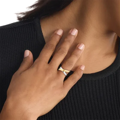 CALVIN KLEIN SS & GP RING 35000854