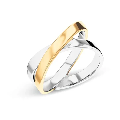 CALVIN KLEIN SS & GP RING 35000854