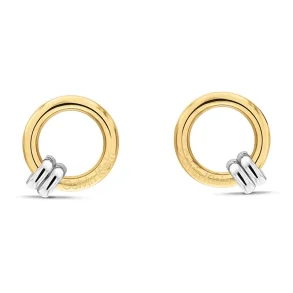 CALVIN KLEIN SS/GP EARRINGS 35000926