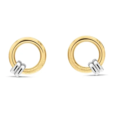 CALVIN KLEIN SS/GP EARRINGS 35000926