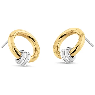 CALVIN KLEIN SS/GP EARRINGS 35000926