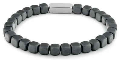 CALVIN KLEIN GREY BEADED BRACELET 35100060