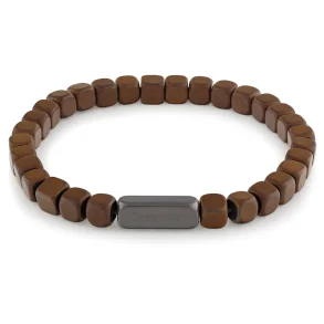 CALVIN KLEIN BROWN BEADED BRACELET 35100061