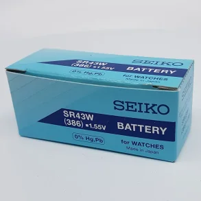 BATTERI SEIKO SR43W 10 STK PR ESKE