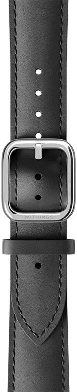 LEATHER STRAP 18MM BLACK