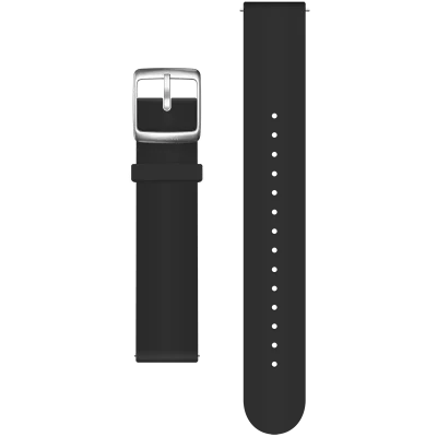 SILICONE STRAP 18MM BLACK