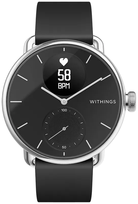 SILICONE STRAP 18MM BLACK