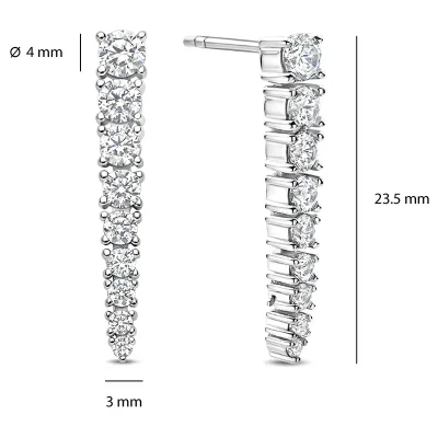TI SENTO - MILANO EARRINGS 78080ZI