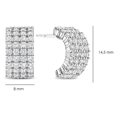 TI SENTO - MILANO EARRINGS 78083ZI