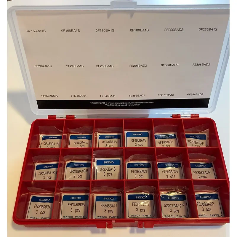 GASKET SET WITH PLASTIC BOX  20% DISCOUNT