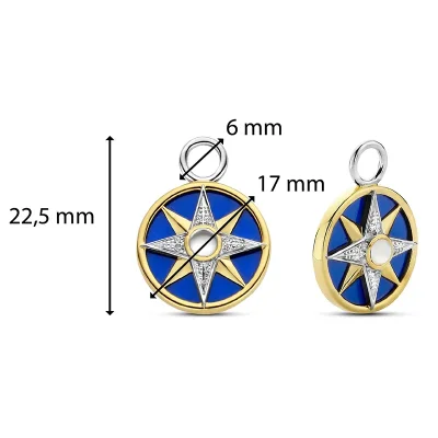 TI SENTO - MILANO  EARCHARMS 9267BL