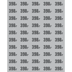PRIS ETIKETT GR ARK A 50  M/PRIS 398.-