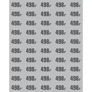 PRIS ETIKETT GR ARK A 50  M/PRIS 498.-