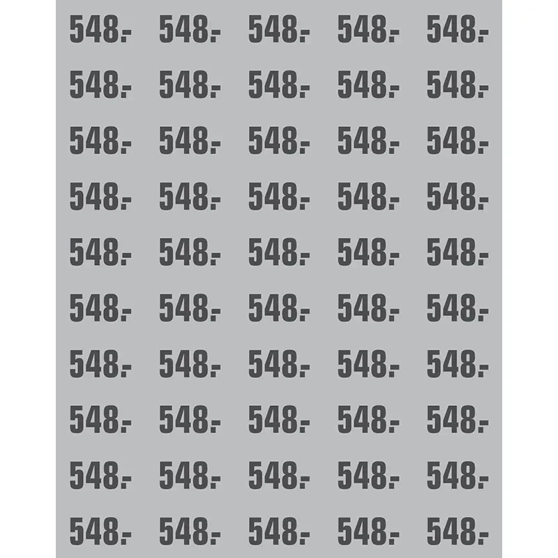 PRIS ETIKETT GR ARK A 50  M/PRIS 548.-