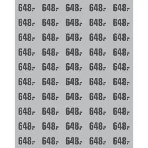 PRIS ETIKETT GR ARK A 50  M/PRIS 648.-