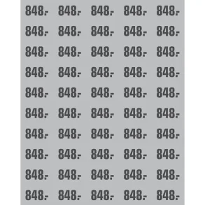 PRIS ETIKETT GR ARK A 50  M/PRIS 848.-