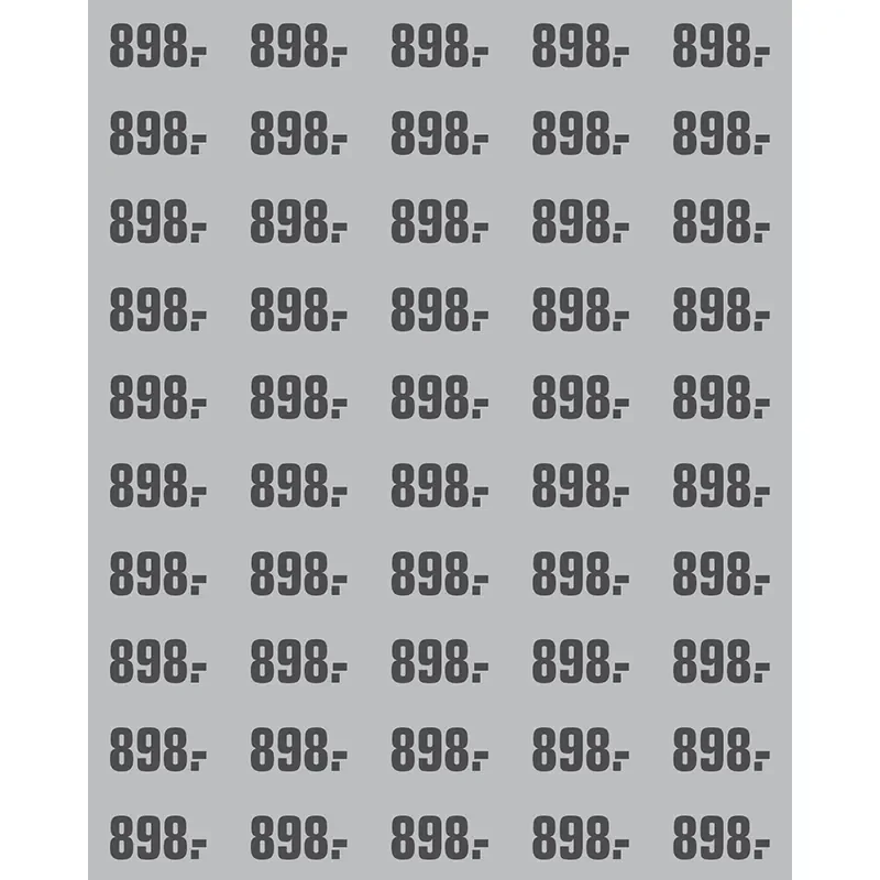 PRIS ETIKETT GR ARK A 50  M/PRIS 898.-