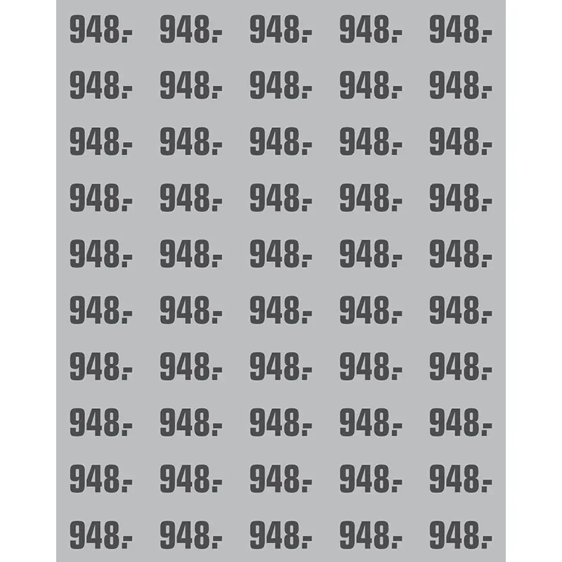 PRIS ETIKETT GR ARK A 50  M/PRIS 948.-