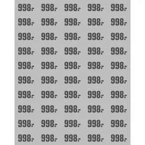 PRIS ETIKETT GR ARK A 50  M/PRIS 998.-