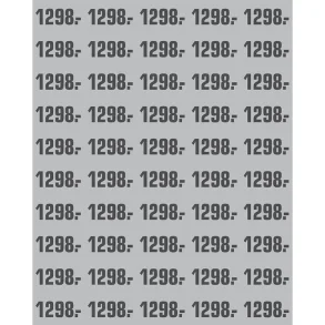 PRIS ETIKETT GR ARK A 50  M/PRIS 1298.