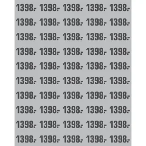 PRIS ETIKETT GR ARK A 50  M/PRIS 1398.