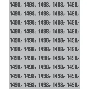 PRIS ETIKETT GR ARK A 50  M/PRIS 1498.