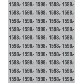 PRIS ETIKETT GR ARK A 50  M/PRIS 1598.