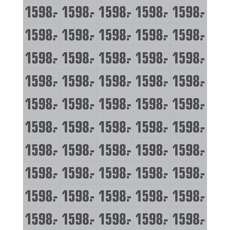 PRIS ETIKETT GR ARK A 50  M/PRIS 1598.